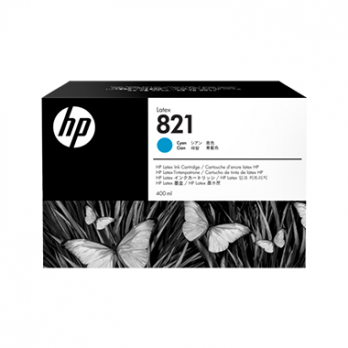 Cartouche d’encre HP Latex 821 -Cyan 400 ml