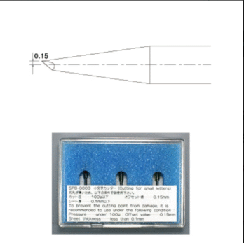 Blade for small character (1set= 3pcs) – SPB-0003
